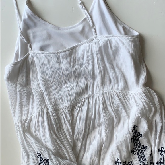 Black and White Mini Summer Dress - Picture 3 of 3